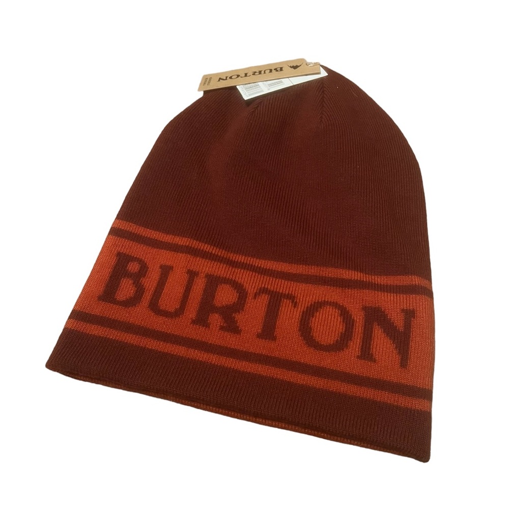 Burton Billboard Reversible Mens Beanie bitter sparrow Red Orange NEW